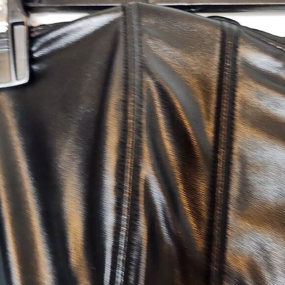 0X 12W Torrid Large Black Pleather Panty Set Lingerie Pinup Plussize Sweetheart - Picture 4 of 10